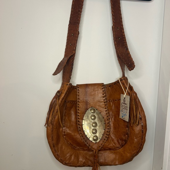 Mora Girla genuine leather purse handmade in Morocco - Picture 3 of 4